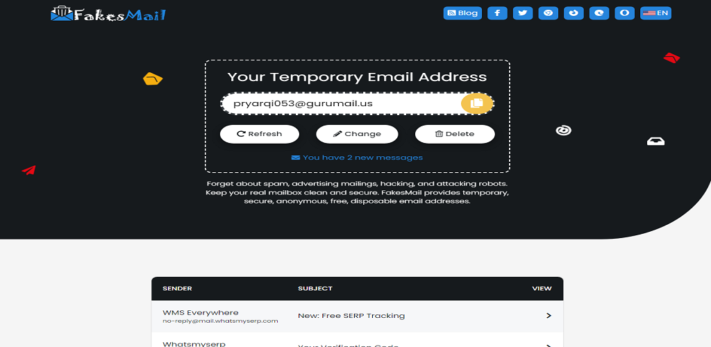 How To Use FakesMail